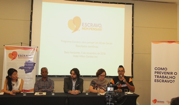 Cerimônia de encerramento do projeto Escravo, Nem Pensar! contou com a participação da subsecretária Augusta Mendonça. Foto: Franciele Xavier (ACS/SEE)